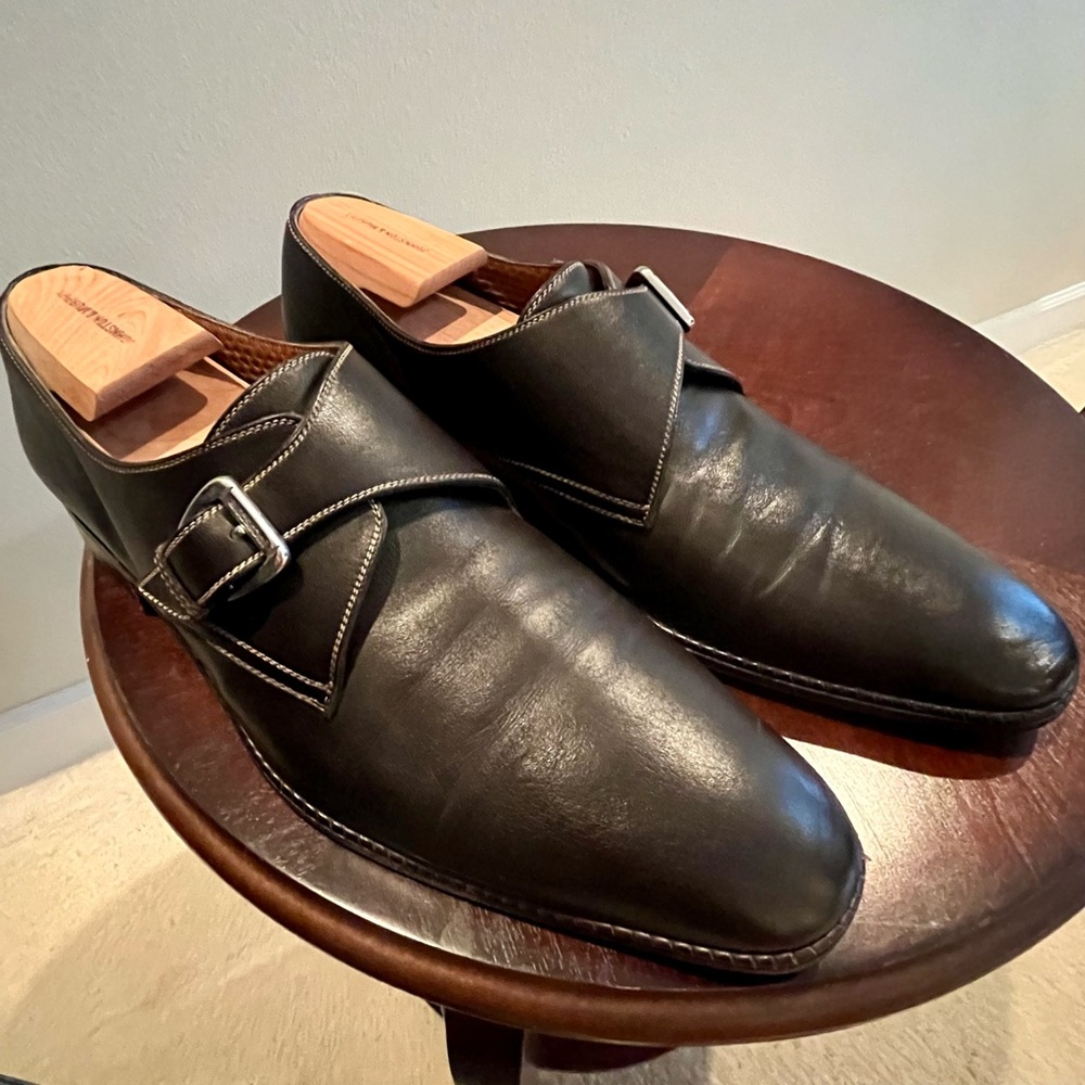 A Testoni men’s 12 monk strap Italy - Picture 2 of 9
